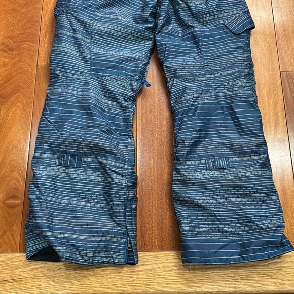 Burton Snowboarding Dry Ride pants Blue Purple Striped Multicolor Cargo Pants XS - Picture 6 of 14